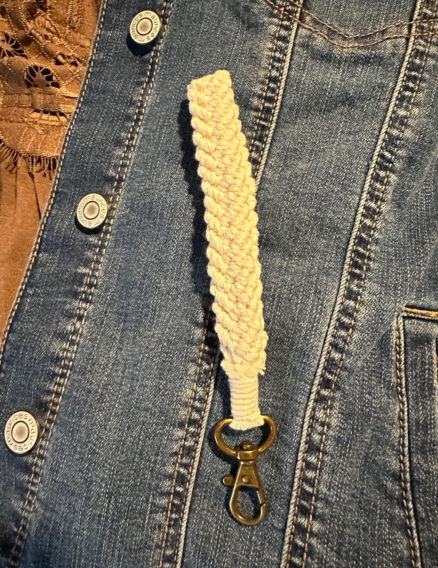 Braided Wristlet Keychains