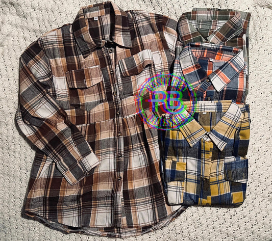 Flannel Babydoll Shirt