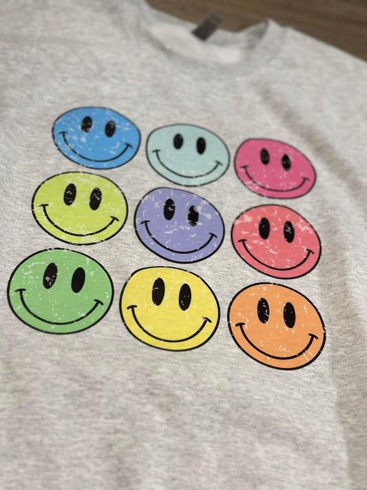 Smiley Faced Sweatshirts & T-Shirts