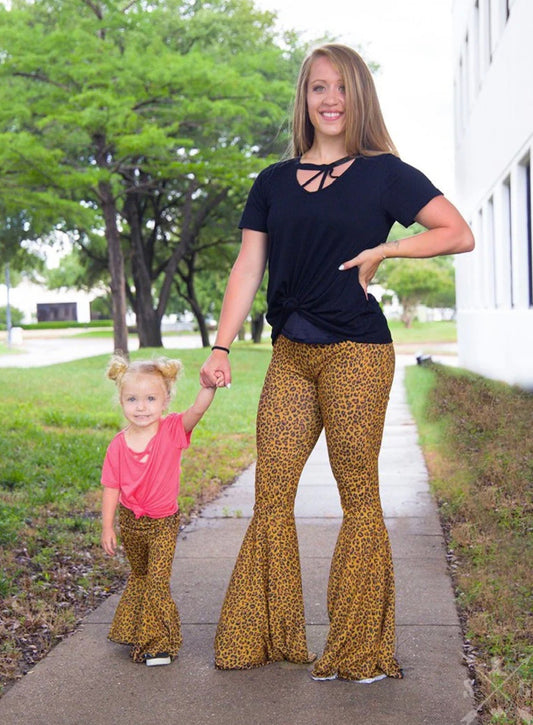 The Wild Ones Leopard Flare Pants